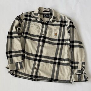 Women’s Carhartt Plaid flannel Button-Up Shirt